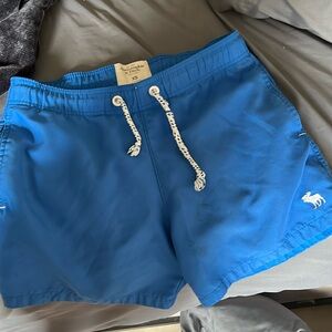 🌊 **Abercrombie & Fitch Men's XS Bathing Suit - Blue** 🏖️